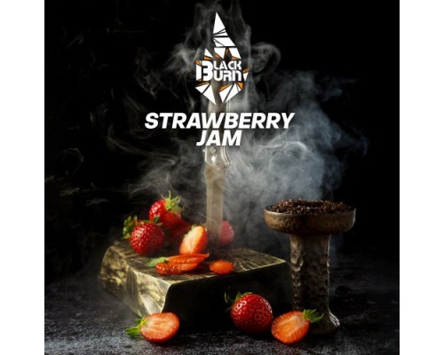 Табак для кальяна BlackBurn Strawberry Jam (БлэкБерн Клубничный Джем) 100г купить на Бали