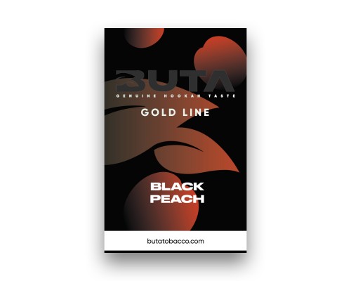 Табак для кальяна Buta Black Peach (Бута Черный Персик) 50г купить на Бали