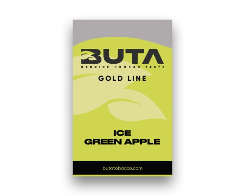 Табак для кальяна Buta Ice Green Apple (Бута Ледяное Зеленое Яблоко) 50г купить на Бали