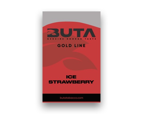 Табак для кальяна Buta Ice Strawberry (Бута Клубника Лед) 50г купить на Бали
