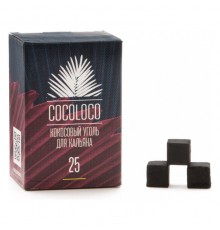 Уголь для кальяна Cocoloco 25мм 72шт. 1кг.