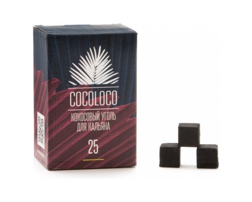 Уголь для кальяна Cocoloco (Коколоко) 25мм 72шт. 1кг. купить на Бали