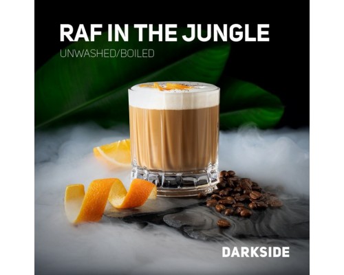 Табак для кальяна Darkside Core Raf in the jungle (Дарксайд Кор Кофе с апельсином) 250г купить на Бали