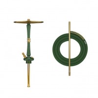 Кальян Hoob Go On British Racing Green and Gold (Хуб Го Он Зеленый Золотой)