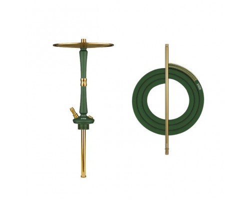 Кальян Hoob Go On British Racing Green and Gold (Хуб Го Он Зеленый Золотой) купить на Бали