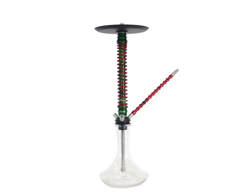 Кальян Mamay Customs Coilovers Red Green (Мамай Коиловерс Красный - Зеленый) купить на Бали