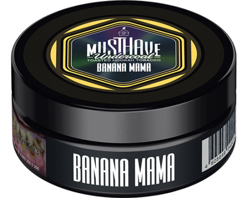 Табак для кальяна Must Have Banana Mama (Маст Хэв Банана Мама) 100г купить на Бали