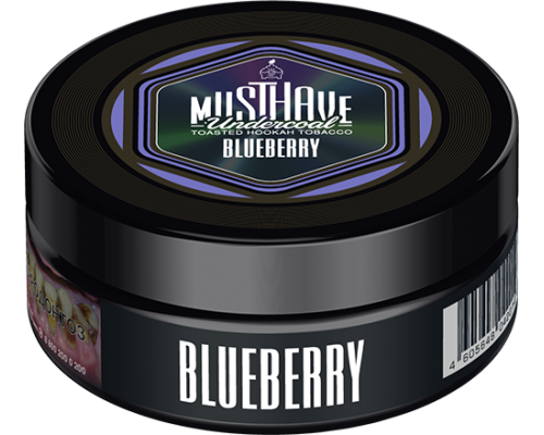 Табак для кальяна Must Have Blueberry (Маст Хэв Черника) 100г купить на Бали