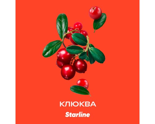 Табак для кальяна Starline Cranberry (Старлайн Клюква) 250г купить на Бали