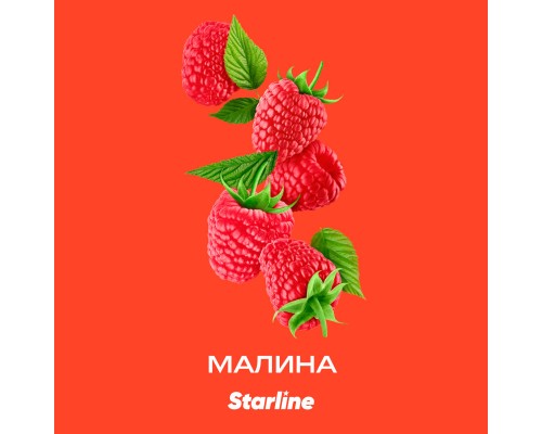 Табак для кальяна Starline Raspberry (Старлайн Малина) 250г купить на Бали